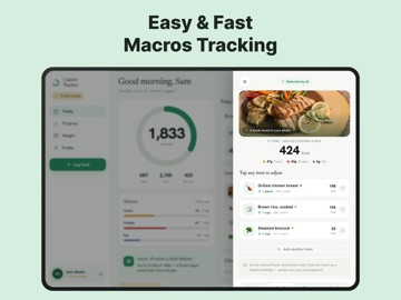 Cal Me AI: Calorie Counter iPad screenshot