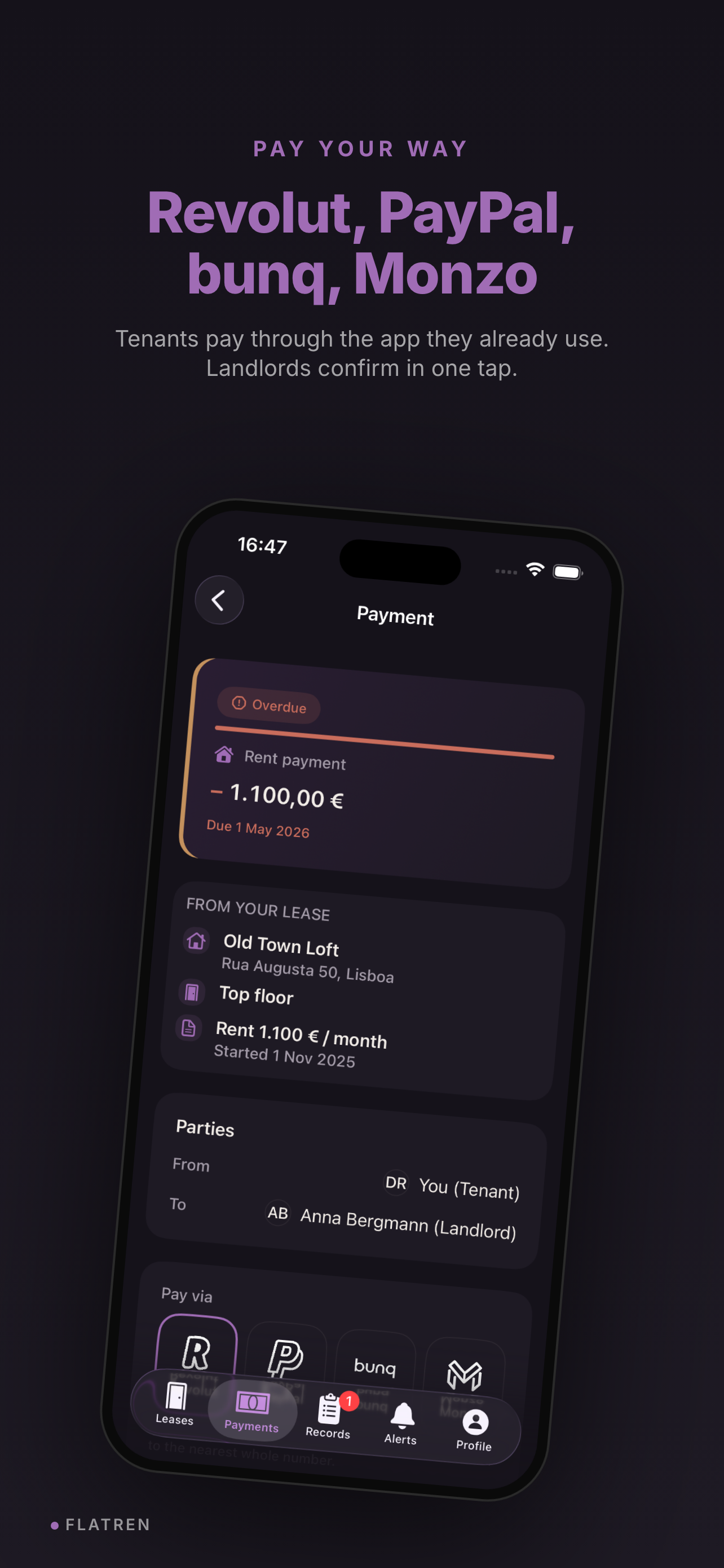 Flatren - Rent Tracker