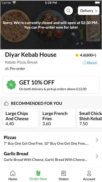 Diyar Kebab House Connahs Quay Screenshot