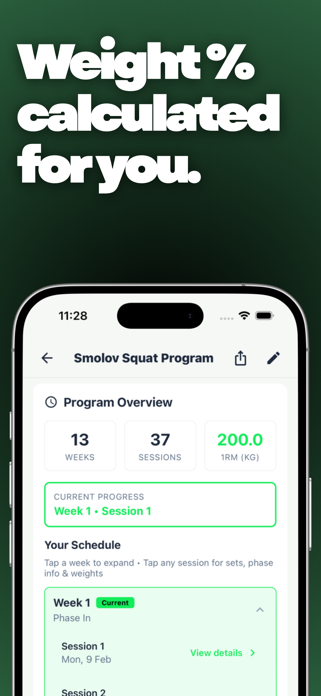 Workout Log - DayOne Screenshot 2 of 6