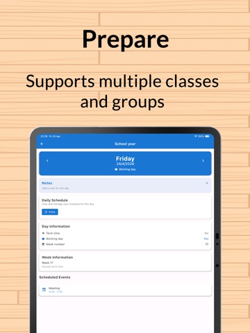Classroom Planner: Teacher iPad screenshot
