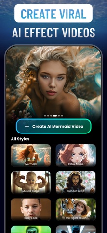 AI Mermaid Effect: Videfix Screenshot 2 of 4