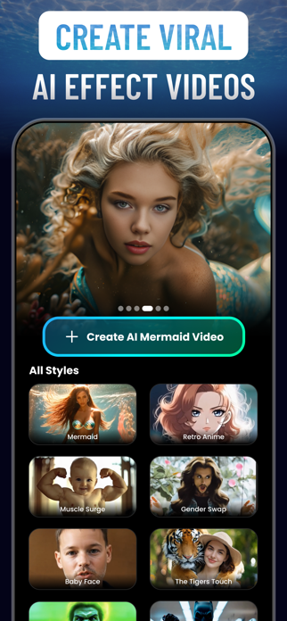 AI Mermaid Effect: Videfix Screenshot 2 of 4
