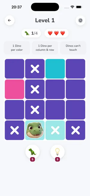 Dinodoku: Sudoku Brain Puzzle screenshot 2