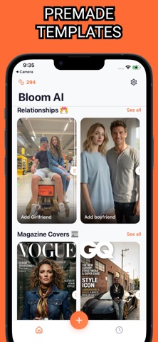 Bloom: AI photo & video editor iPhone screenshot