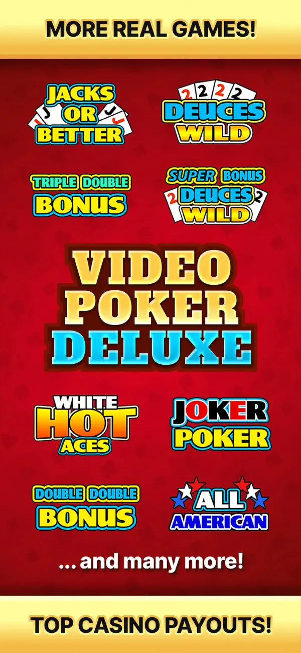 Screenshot #3 pour Video Poker Deluxe