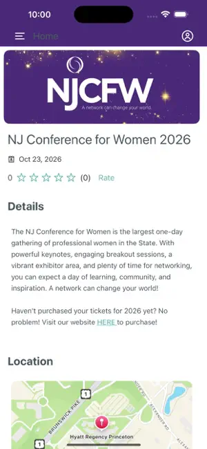 NJ Conference for Women screenshot 2