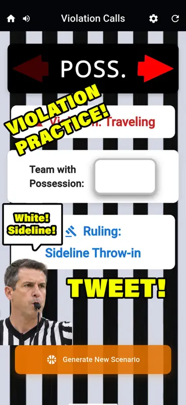 Basketball Ref Practice Pro screenshot 5 of 5