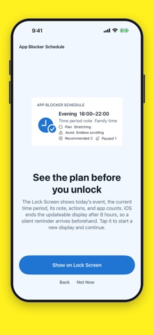 App Blocker: Schedule & Limits iPhone screenshot