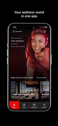 Virgin Active Australia screenshot