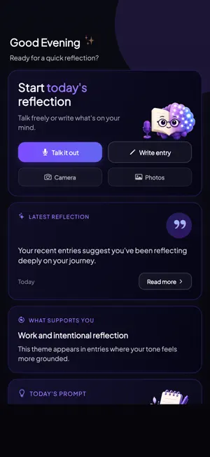 AI Journal: Diary & Mood Track screenshot 1