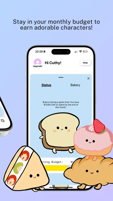 Bread: Gamified Budget Tracker screenshot 3 of 5