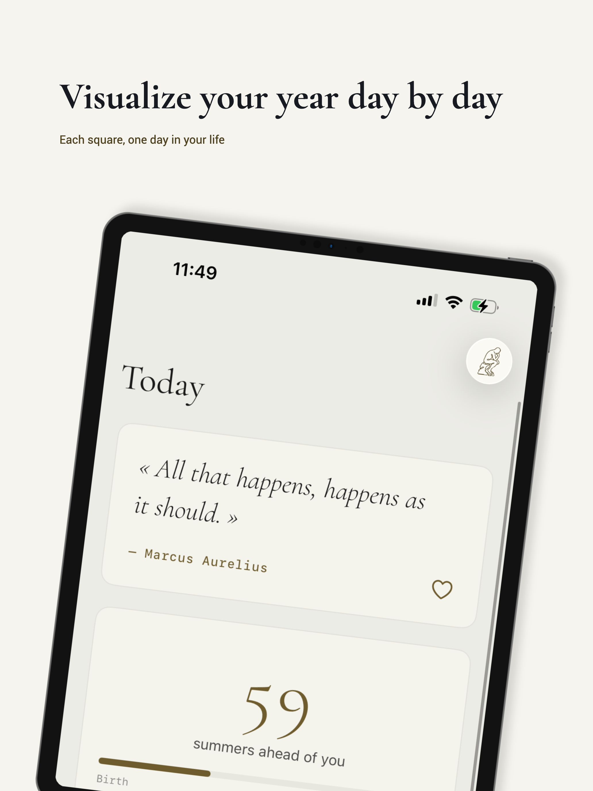 Diem - Stoic Daily Quotes