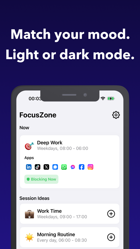 #5. Dopamine Detox - FocusZone (iOS) Podle: Fatma TIRNAVALI
