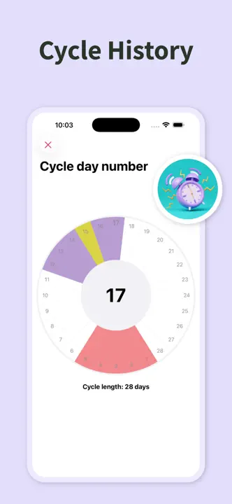 Period Tracking Calendar : capture d’écran 8 sur 8