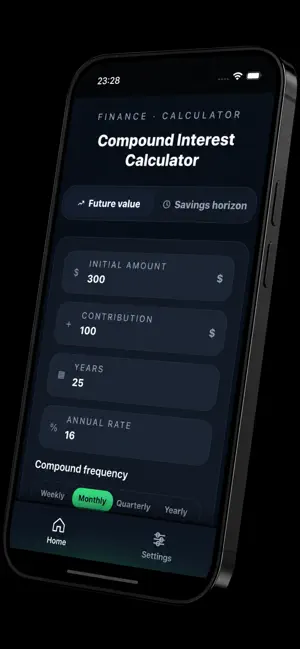 Compound Interest FreeCalc screenshot 3