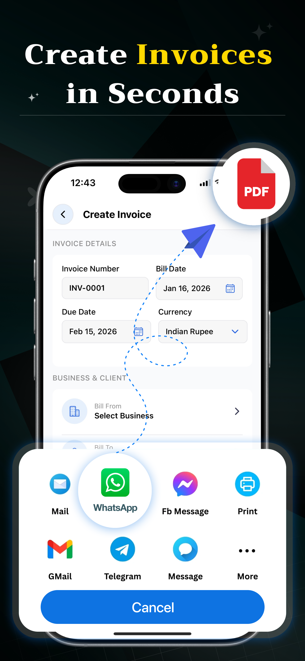 BizFlow: Invoice Maker & Bill screenshot 8