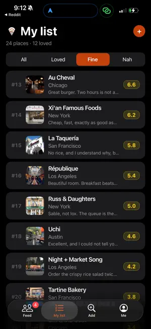 Yum Rank screenshot 4