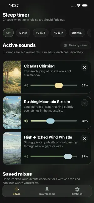 Nature Sounds: Relax & Sleep screenshot 2