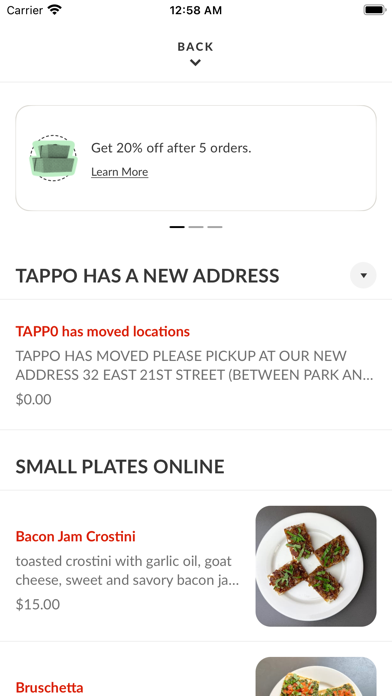 NYC Thin Crust iPhone screenshot 3 - Food & Drink app