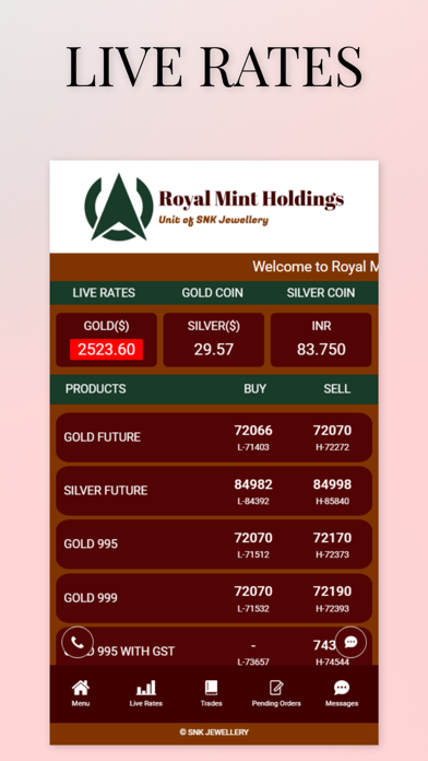 Swarnadhara Bullion Screenshot
