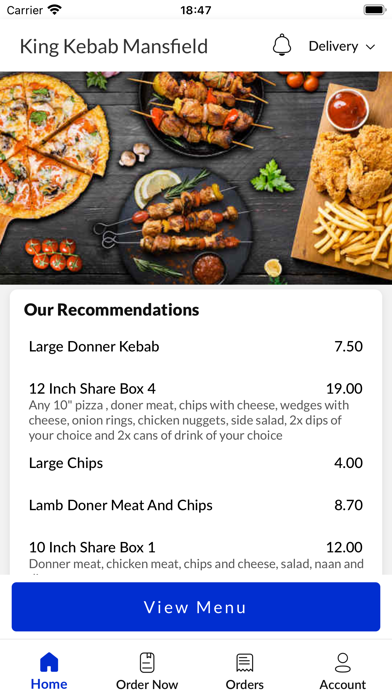 King Kebab Mansfield Screenshot