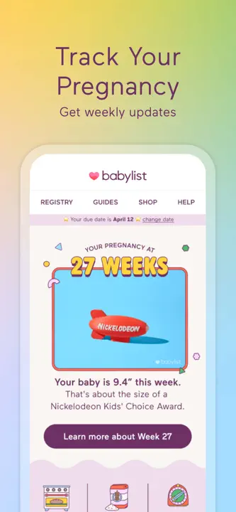 Babylist Baby Registry: Screenshot 3 von 10