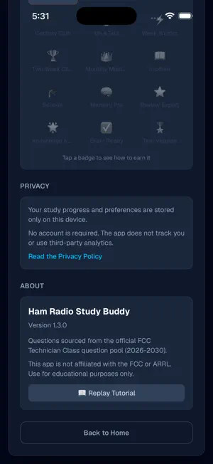 Ham Radio Study Buddy screenshot 3