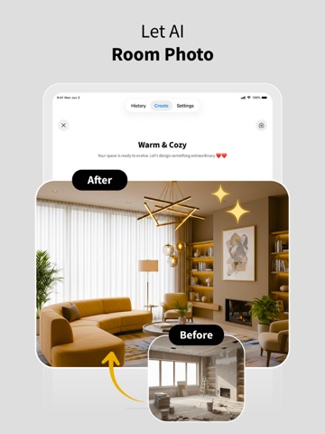 Home Interior Design AI Decor iPad screenshot