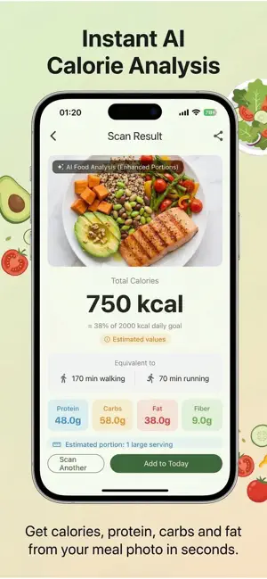 Food Calorie Scanner - Yumeva screenshot 3