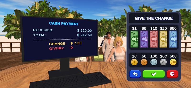 Simulador de Hotel de Playa 3D screenshot 2
