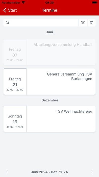 TSV Burladingen 1863 e.V. Screenshot