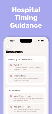 Contraction Timer: Pregnancy screenshot