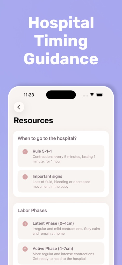 Contraction Timer: Pregnancy - Medical App | MWM