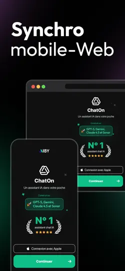 Capture d'écran de ChatOn・Chatbot IA En Français sur iPhone 6