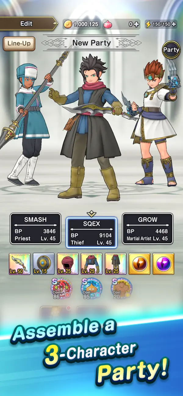 DRAGON QUEST Smash/Grow iOS Mod IPA screenshot 4 - iOS game interface
