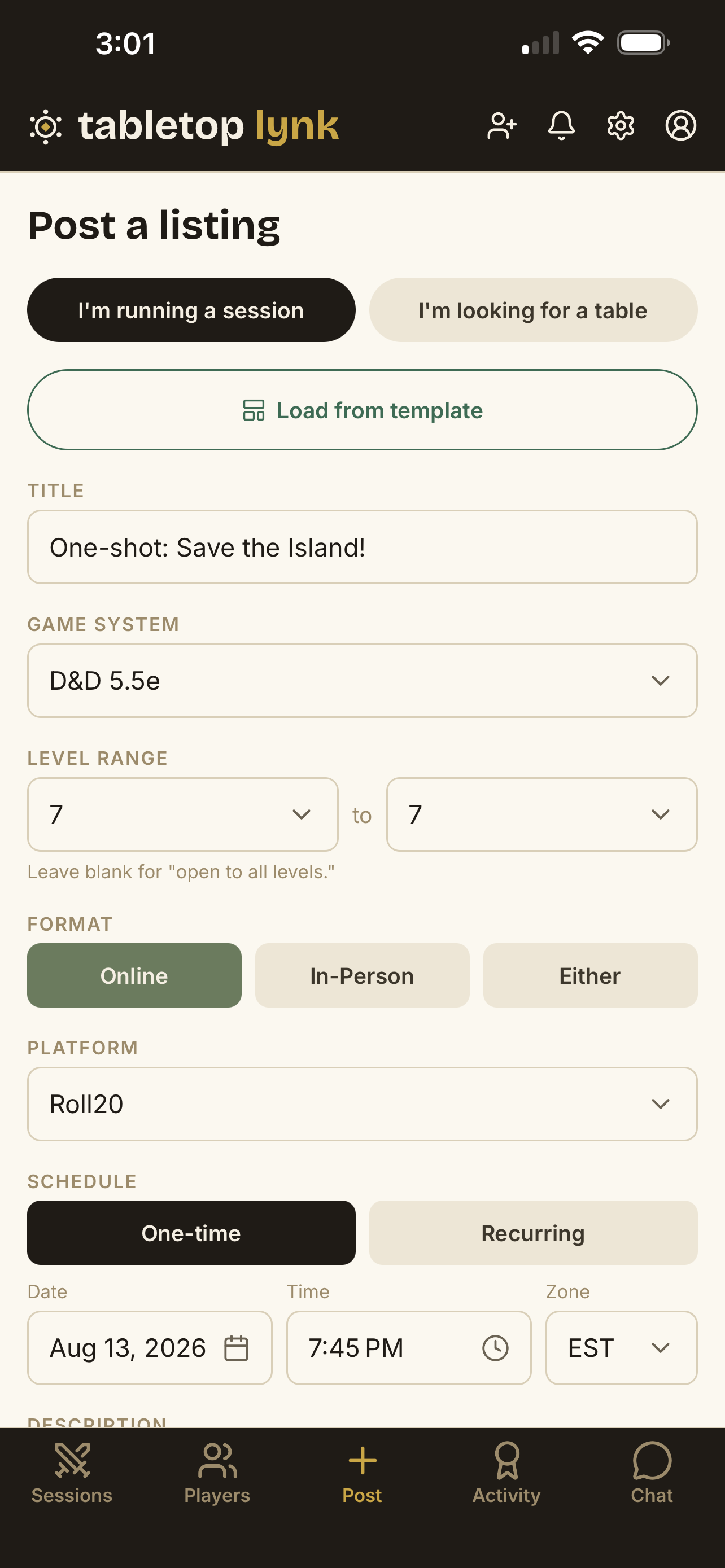 Tabletop Lynk screenshot 3