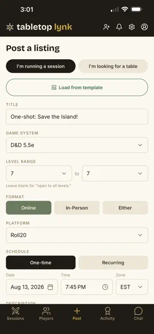 Tabletop Lynk screenshot 3