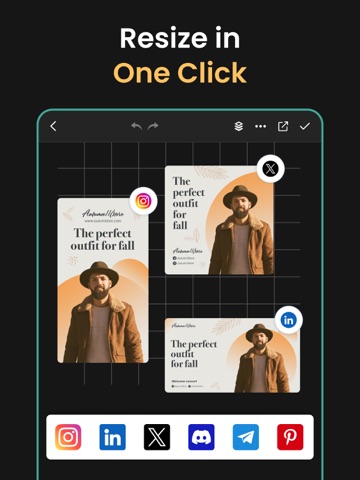 Social Media Post & Ad Maker iPad screenshot