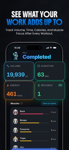Roby AI: Workout Planner & Log Screenshot 9 of 10