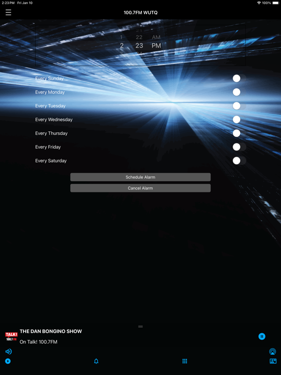 Talk 100.7FM iPad screenshot 4 - Entertainment app