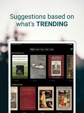 Novels Club iPad screenshot