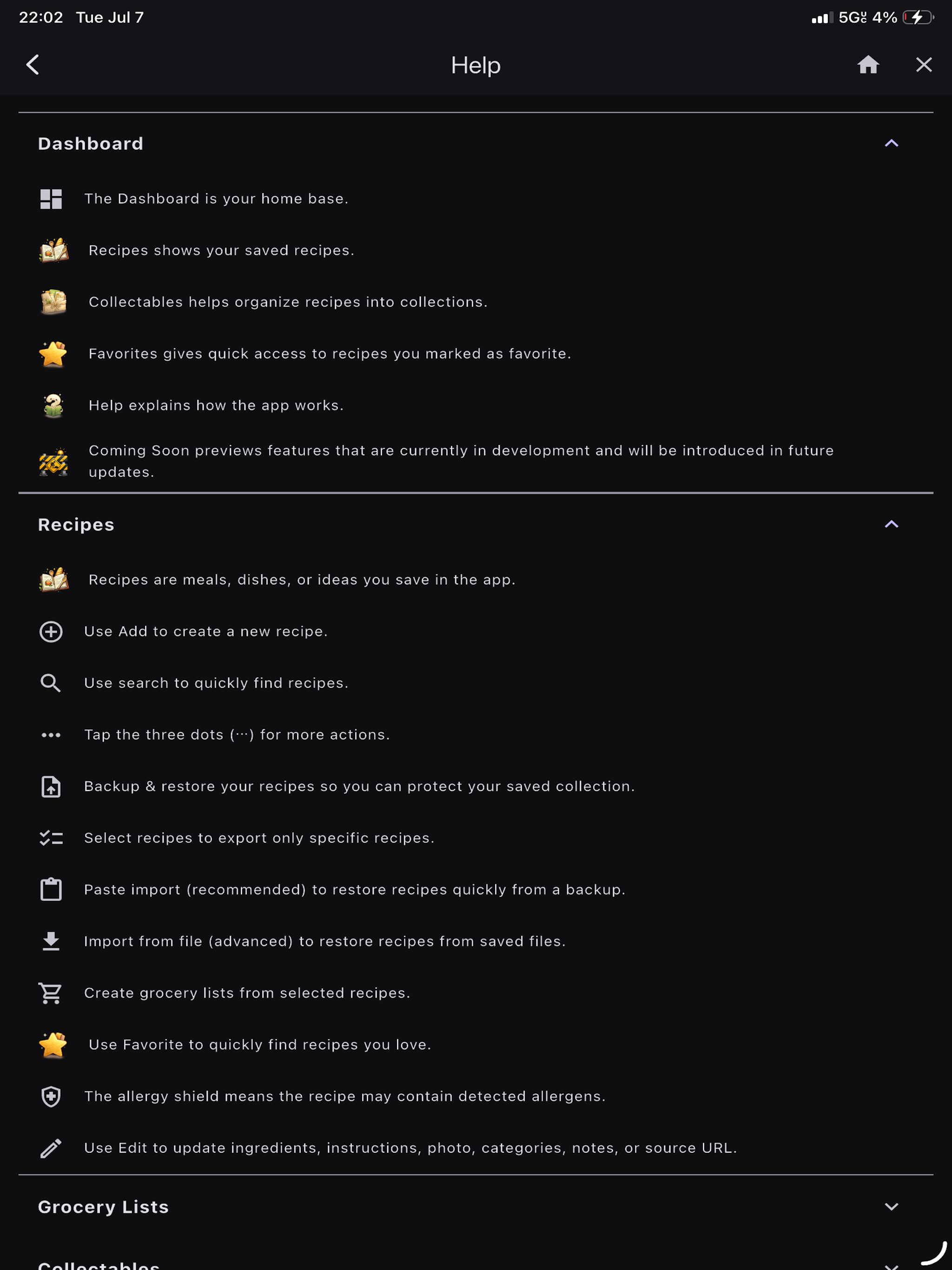 XCLLNT Pocket Recipe Organizer screenshot 18