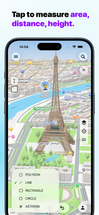 Planimeter: Area & Distance Screenshot 4 of 6
