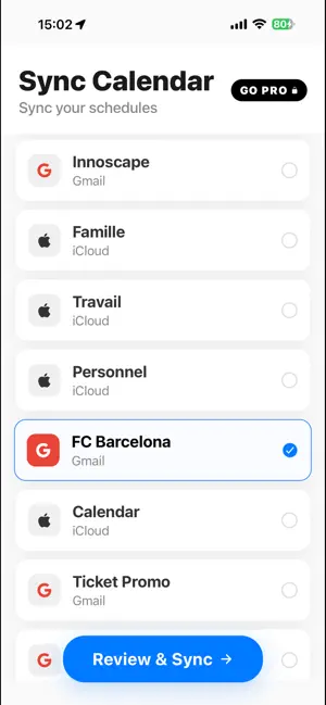 CalendarSync screenshot 1