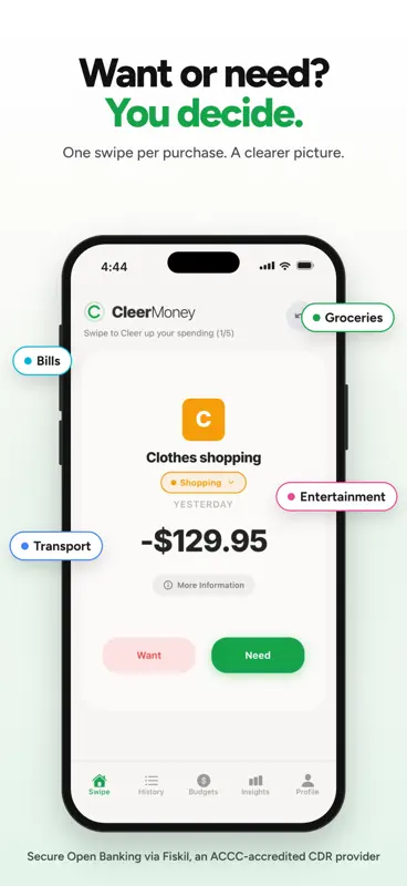 Cleer Money: Budget & Spending screenshot 1 of 8