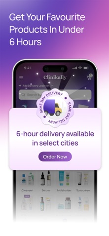 Clinikally Skin & Haircare App screenshot