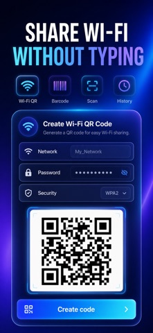 QR Scanner: Barcode & WiFi Screenshot 3 of 10