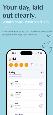 Koru: Habit Tracker Screenshot 1 of 5