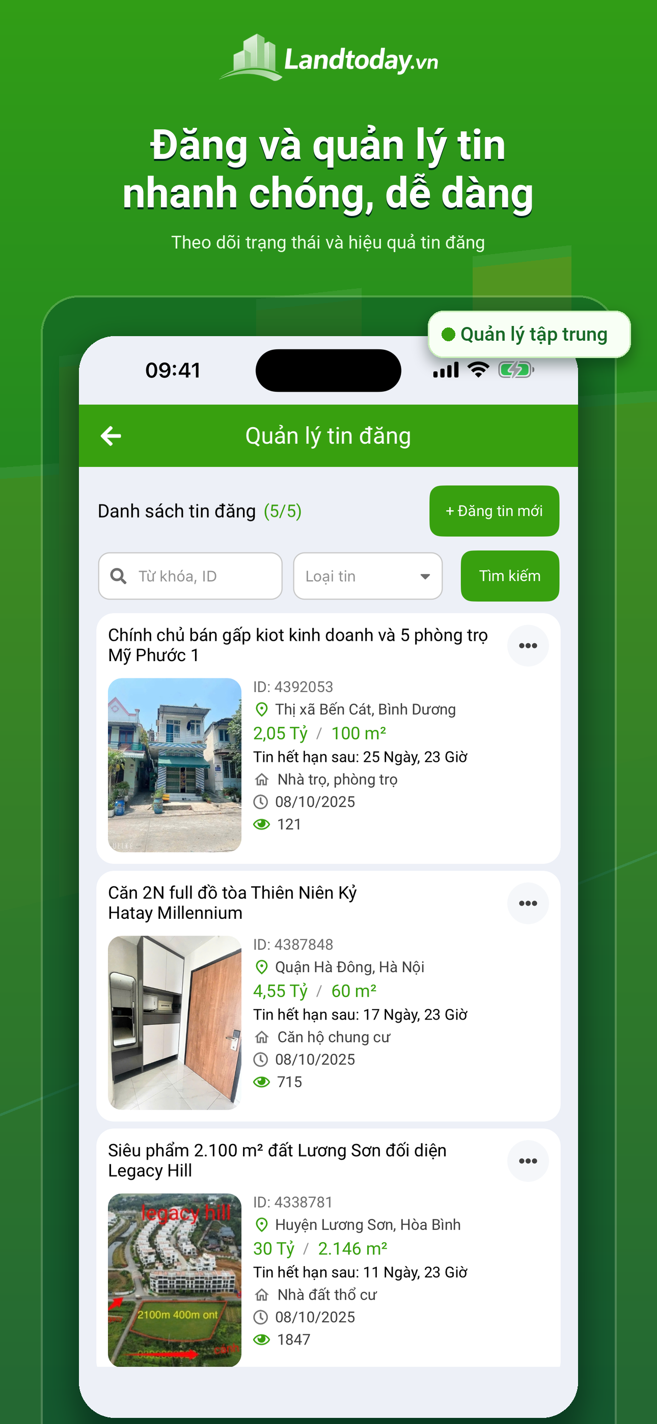 Landtoday - Bất động sản screenshot 5